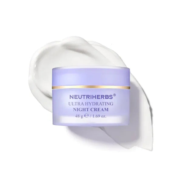 Neutriherbs Ultra Hydrating Night Cream, Face Moisturizer with Jojoba Oil, Ceramide, Squalane, Overnight Face Cream for Dry,Dehydrated Skin,Deep Nourish Hydrated Skin - 1.69oz