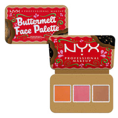 NYX PROFESSIONAL MAKEUP BUTTERMELT FACE PALETTE BLUSH BRONZER DUO LIGHT MEDIUM