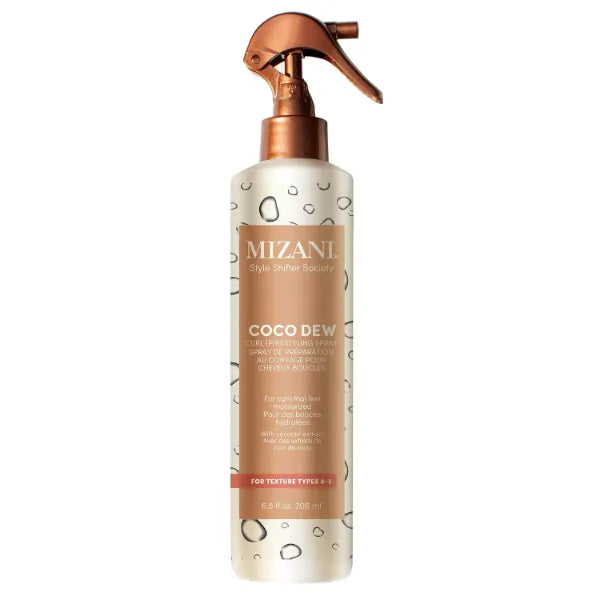 Mizani Style Shifter Society Coco Dew Curl (P) restyling Spray with Coconut Oil, Curl Refreshing Spray, Anti Frizz, Leave In Moisturizer, Silicone-Free - 200ml