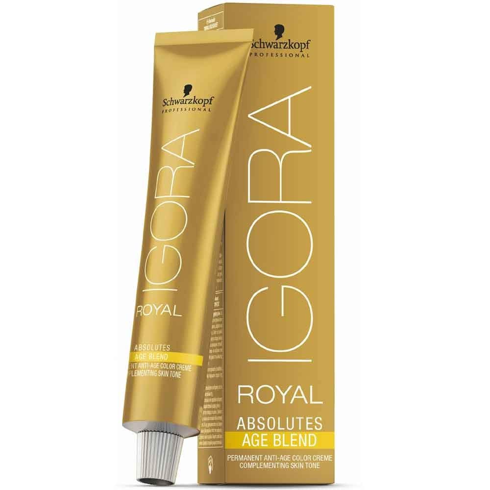 Schwarzkopf Professional Igora Royal Absolutes Age Blend Permanent Colour Creme, No. 6-460 Dark Blonde Beige Chocolate