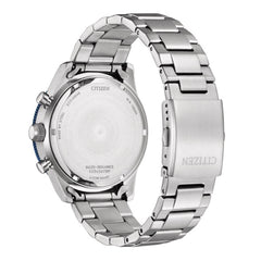 CITIZEN Stainless Steel Analog Blue Dial Men Watch-Ca4554-84L, Silver Band