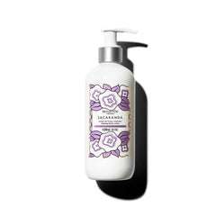 Benamor Jacarandà Body Liquid Lotion - Calming and Smoothing Body Moisturizer - Body Lotion with Organic Aloe Vera and Castor Oil - Floral Scent, Paraben Free - 300 ml Pump Bottle