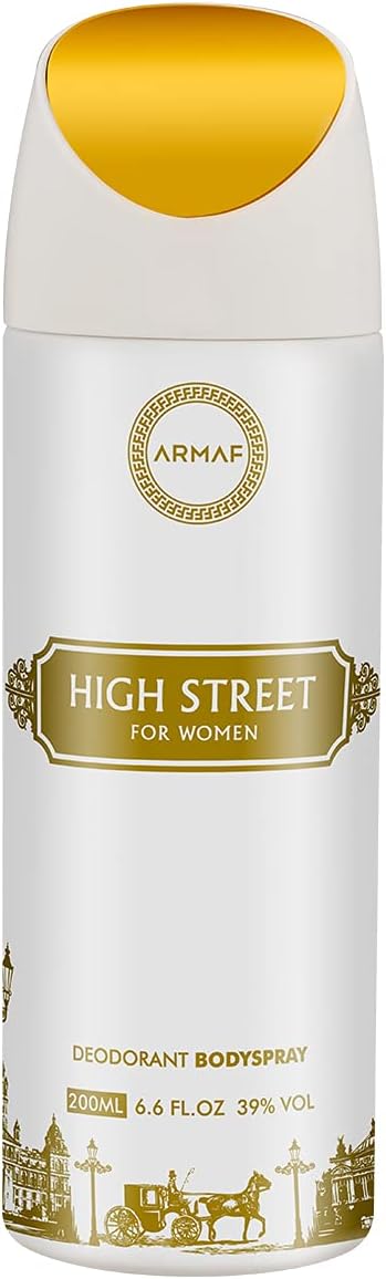 Armaf High Street Deodorant for women 200ML - Perfume - body spray for women - Fresh All Day - Deo for her