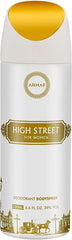 Armaf High Street Deodorant for women 200ML - Perfume - body spray for women - Fresh All Day - Deo for her