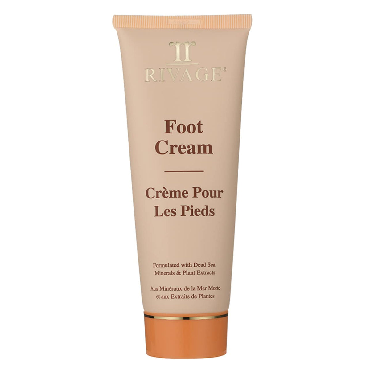 RIVAGE NATURAL DEAD SEA MINERALS FOOT CREAM 100ml FORMULATED with DEAD SEA MINERALS