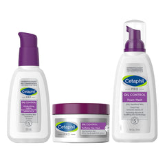 Cetaphil PRO Oil Control Moisturising Lotion (120ML), Face Purifying Mask (85G) and Foam Face Wash (236ML) Combo Pack of 3