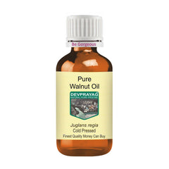 DEVPRAYAG Pure Walnut Oil (Juglans regia) Natural Therapeutic Grade Cold Pressed 30ml (1 oz)