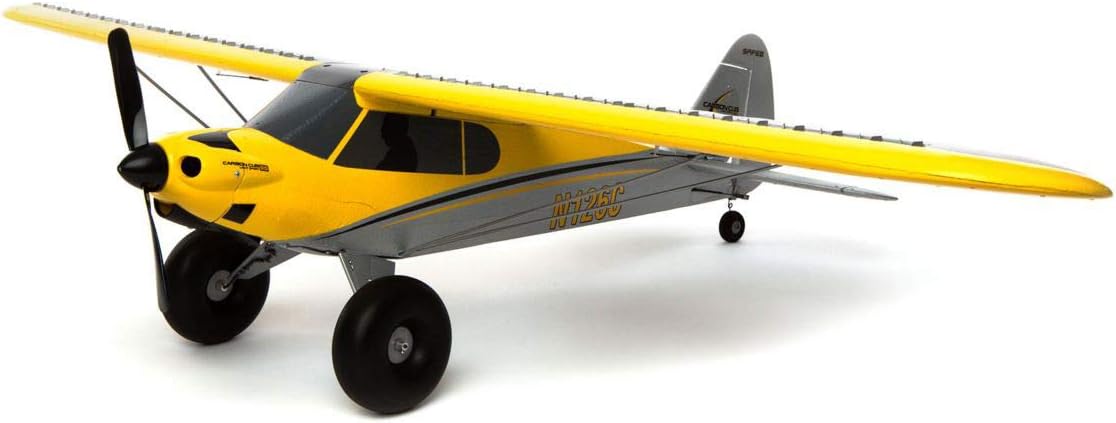 Hobbyzone Rc Airplane Carbon Cub S 2 1.3M Bnf Basic (Transmitter, Battery And Charger Not Included) With Safe, Hbz32500, Yellow