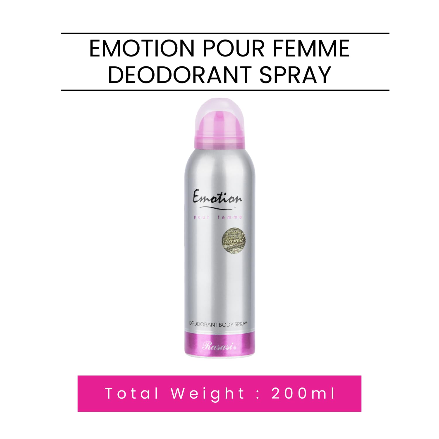 RASASI Emotion Pour Femme Deodorant Body Spray - 200ml