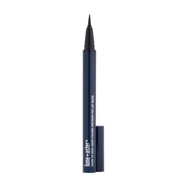 Lune+Aster Liquid Eyeliner Precision Pen | Quick-Drying, Jet Black, Smudge-Proof Liquid Eyeliner Felt-Tip Pen