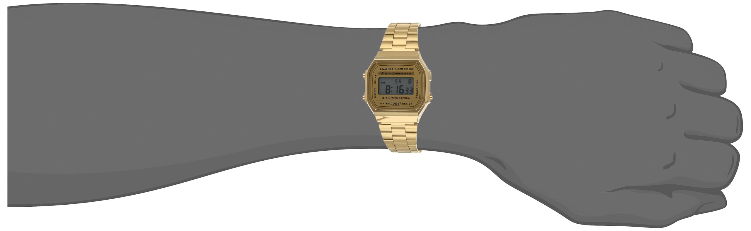 Casio Unisex-Adult Quartz Watch Champagne Gold