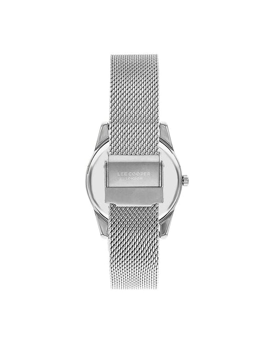 LEE COOPER Women's Analog White Mop Dial Watch - LC07436.520