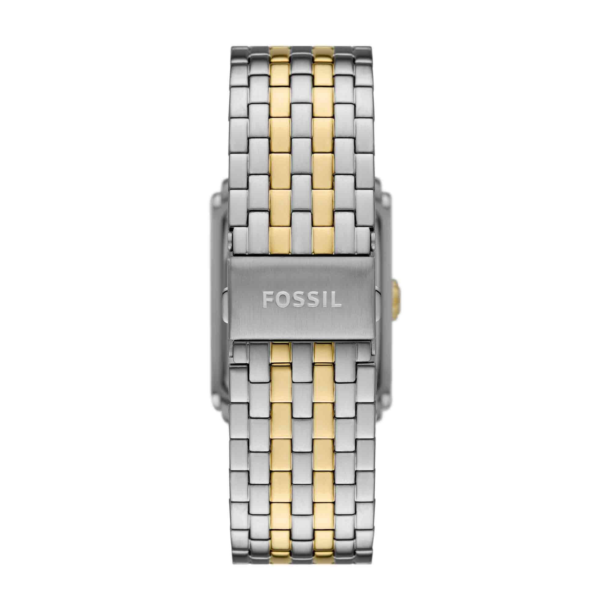 Fossil Carraway Three-Hand Two-Tone Stainless Steel Watch - FS6010