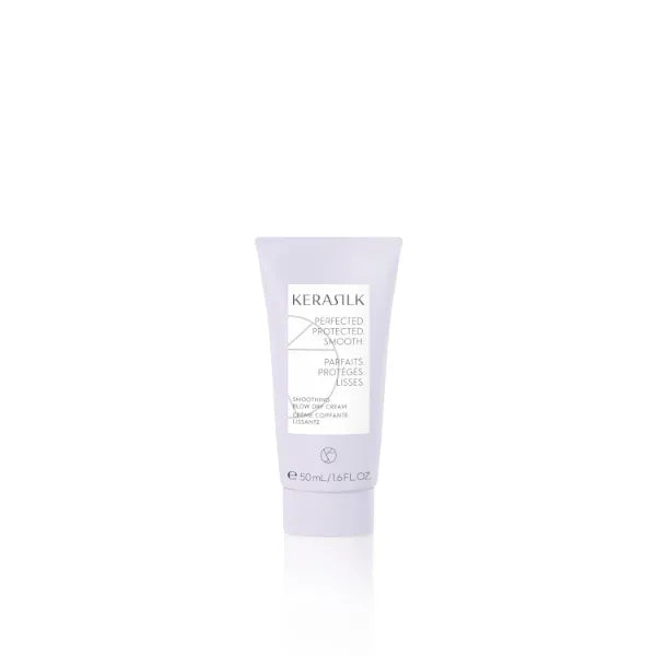 Kerasilk Smoothing Blow Dry Cream for Frizz Control & Heat Protection, Vegan & Sulfate Free - 50ml