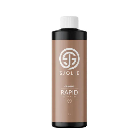 SJOLIE Rapid Spray Tan Solution - Ultra One Hour Express Tan - Olive Base | Sunless Tanner for a Fast Drying, Vegan-Friendly, Radiant Glow (8oz)