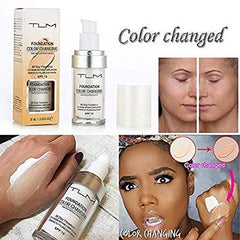 GROLOVE 30ml GROLOVE Color Changing Foundation Liquid Base Makeup Change To Your Skin Tone By Just Blending, white