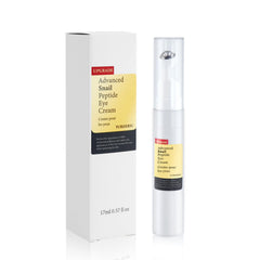 Snail Peptide Eye Serum, 360° Massage Ball Roll-On for Moisturizing and Firming, Under Eye Roller Cream with Niacinamide and Snail Mucin, Reduces Dark Circles, Puffiness, Wrinkles, and Fine Lines