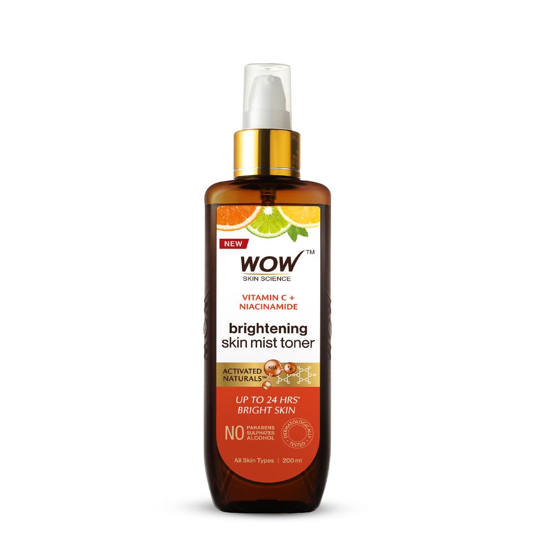 WOW Skin Science Face Vitamin C Toner for All skin Type, No Parabens, Silicone, Mineral Oil & Sulphates - 200 ml