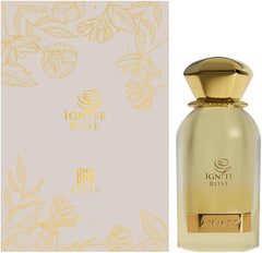 Ahmed Al Maghribi Ignite Rose 60ML EDP Perfumes | Long lasting unisex perfumes Amber Tonka White Musk Oakmoss Vanila