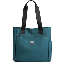 Miurixo Lightweight Waterproof Nylon Shoulder Bag for Women , Large Capacity Tote for Gym and work