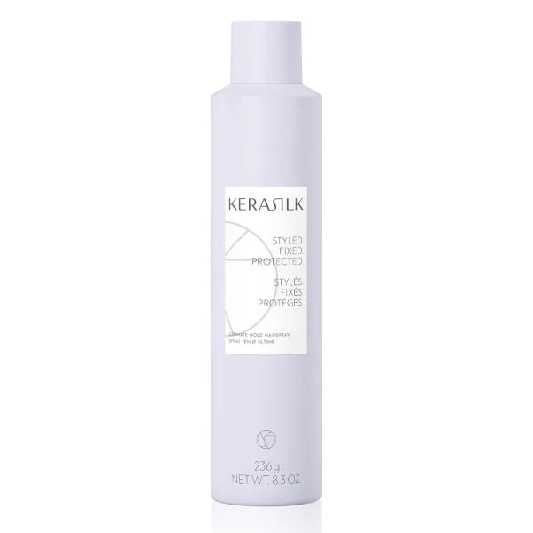 Kerasilk Ultimate Hold Hairspray for Ultra-Strong Hold & Shine, Vegan and Sulfate-Free - 300 ml