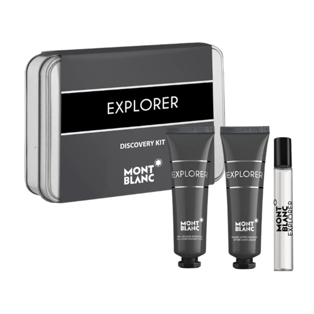 Mont Blanc Explorer Eau De Perfume Spray For Men 3 Pieces Set, 67.5 ml