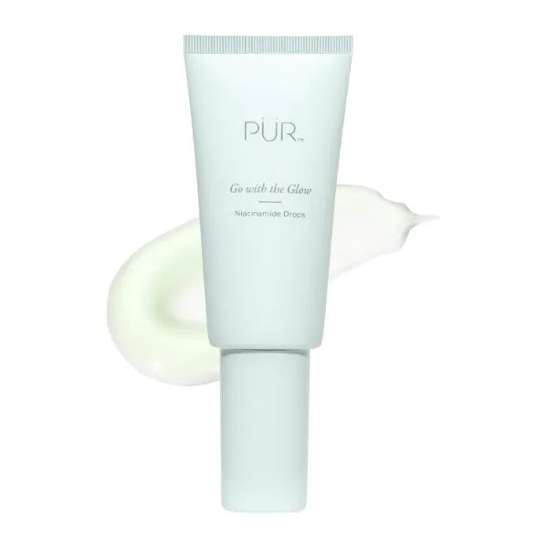 PUR Beauty Go with the Glow Niacinamide Drops, Improves Skin Hydration, Reduces Redness, Vitamin C, Cruelty, Paraben & Gluten Free, 1 oz.