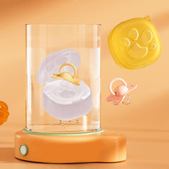 EWAN'S 2 Pcs Baby Dustproof Pacifier Holder, BPA-Free Portable pacifier Case Container Boxes, Sealed Pacifier holder Case Hygienic Design with Hanging Loop for Avent&Philips Pacifier Holder