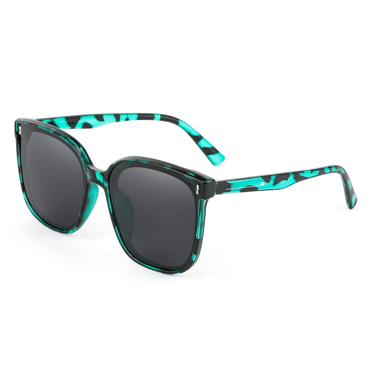 FEISEDY Women Oversized Vintage Polarized Sunglasses Square Cute Trendy Classic Simple Men B2758