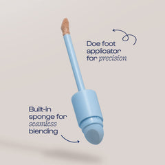 Alleyoop Game Face Concealer Makeup, Lightweight to Medium Buildable Coverage Under Eye Concealer, For Blemishes, Crease-proof and Hydrating with Aloe Stem Cell, Smooth Second Skin Finish - Brilliant