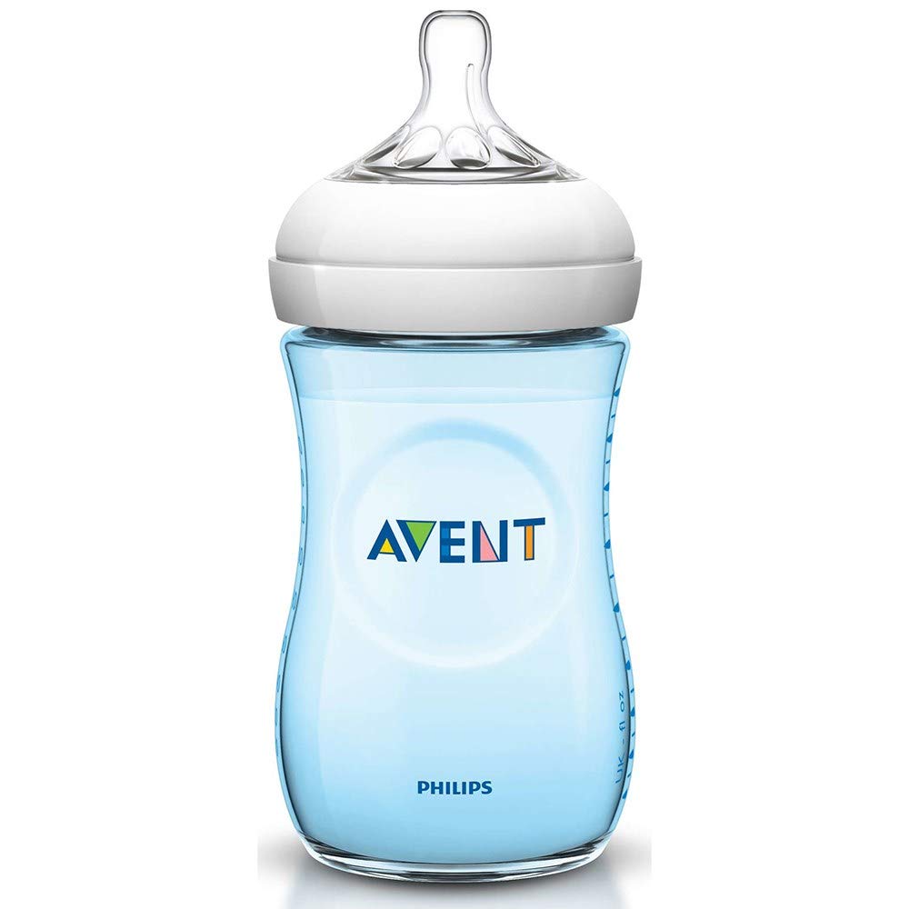AVENT Philips Natural Baby Bottle, 260ml, Blue, Piece Of 1