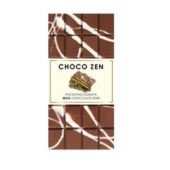 Choco Zen Premium Dubai Chocolate Pistachio Kunafa Bar 100g– Luxury Dessert, Gourmet, Rich with Premium Roasted Pistachio & Crispy Kunafa