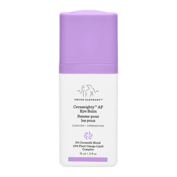Drunk Elephant Ceramighty AF Eye Balm - 15 ml/.5 fl oz - Moisturizing Eye Cream - Clean Clinical Skincare - Cruelty-Free - Dermatologist-Tested - Free of Essential Oils, Silicones, and Fragrance