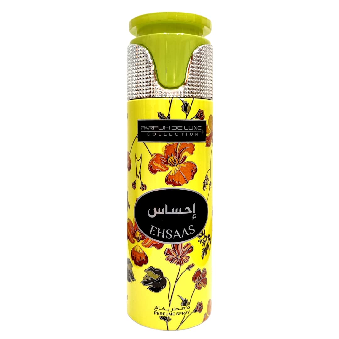 MY PERFUMES EHSAAS from Parfum Deluxe Deodorant Perfume Spray for Unisex, Alcohol Free, 200ml