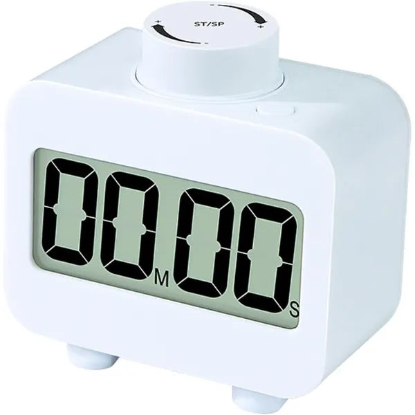 FESOUMA Digital Kitchen Timer with Knob Control, Countdown & Countup Modes, Quick Memory Presets, Classroom & Gym Use