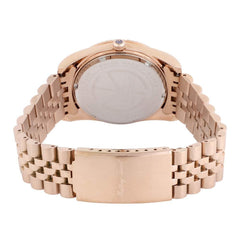 Mathey-Tissot Analog Black Dial Men's Watch - Silver-Rose Gold