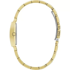 GUESS Women's 25mm Watch - Gold Tone Bracelet Champagne Dial Gold Tone Case