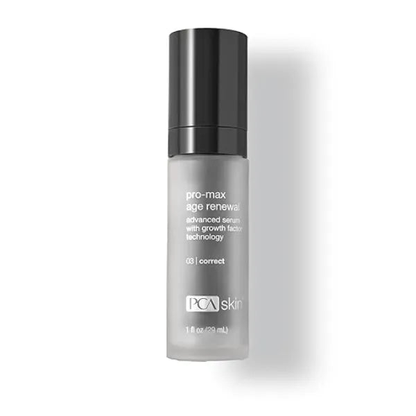 PCA SKIN Pro Max Age Renewal Anti Aging Serum, Anti Aging Face Serum for Reducing Wrinkles and Sagging Skin, Helps Lift and Firm Skin on Face and Neck, Safe For All Skin Types, 1.0 oz Pump Bottle