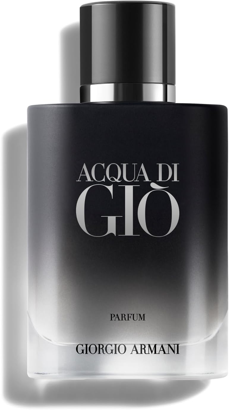 Armani Beauty - Acqua di Giò - Parfum - Cologne for Men - Fresh & Woody Men’s Fragrance - Bergamot, Ginger, Marine, Geranium, Rosemary, Clary Sage, Patchouli, Incense Notes - 1.0 Fl Oz
