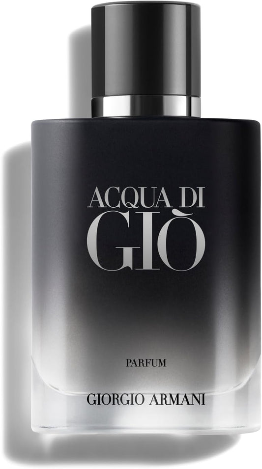 Armani Beauty - Acqua di Giò - Parfum - Cologne for Men - Fresh & Woody Men’s Fragrance - Bergamot, Ginger, Marine, Geranium, Rosemary, Clary Sage, Patchouli, Incense Notes - 1.0 Fl Oz