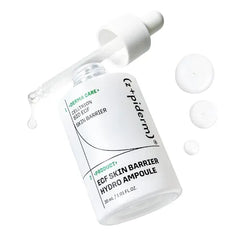 Zipiderm EGF Skin Barrier Hydro Ampoule – Korean Lightweight Hydrating Serum with Ceramides, PDRN & Niacinamide | Barrier-Supporting Skincare for Sensitive & Delicate Skin | 1.01 fl oz