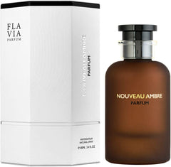 Flavia Nouveau Ambre Perfume for Men & Women Eau De Parfum 100ml, Fragrance, LV