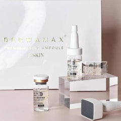 DERMAMAX Gold 24k serum skin Booster korean kit 10 vials Professional Microneedling Serum, Premium Booster,10 * 8 ml Ampoules Gold peptideEspecially for Anti-wrinkle,rejuvenation