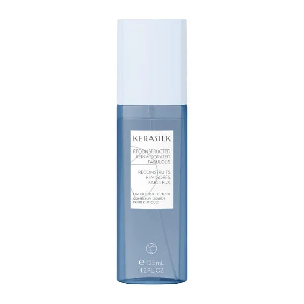 Kerasilk Liquid Cuticle Filler, Heat-Activated Provides Long Lasting Hair Cuticle Protection | Rebuilds & Optimizes Hair Surface With Heat Protection For Stronger & Smoother Hair - 125ml