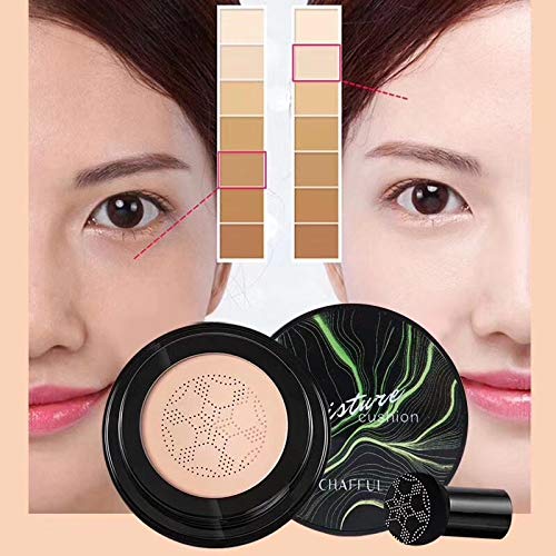 Mushroom Head Air Cushion BB Cream CC Cream, Concealer Lasting Moisturizing Brightening Liquid, Long Lasting Match Perfection Full Coverage Foundation