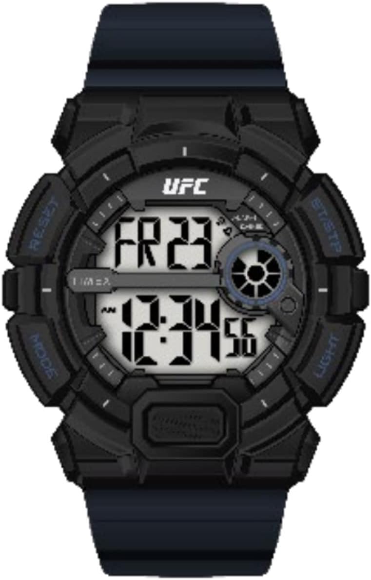 Timex UFC Men's 50mm Black Resin Strap Chronograph Watch TW5M53400