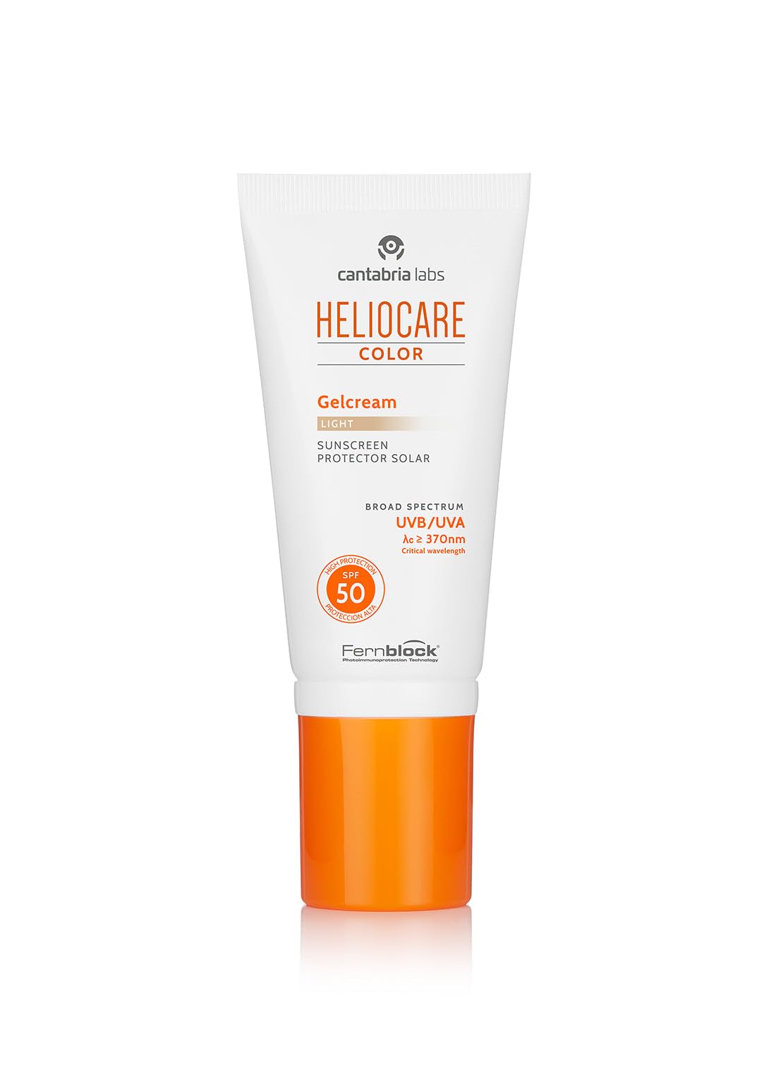 Heliocare Color Gelcream Light SPF-50, Scent, Green Tea - 50Ml