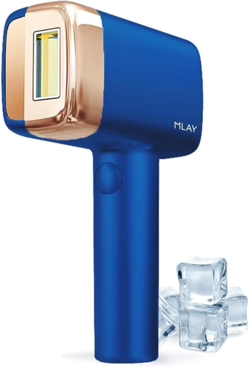 MLAY Laser Hair Removal for Women Men, T14 Epilators Hair, IPL Hair Remover Machine, 500,000 Flashes, 5 Energy Levels, Painless Hair Removal Device for Facial Bikini Whole Body(1*HR Lamp)