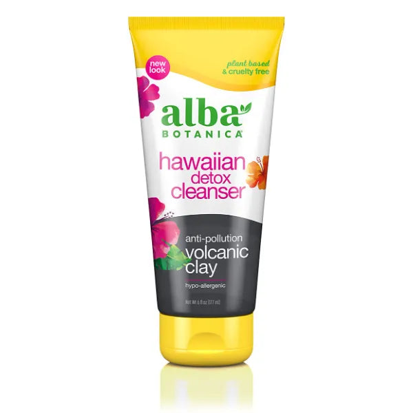 Alba Botanica Hawaiian Detox Cleanser, Anti-Pollution Volcanic Clay, 6 Oz