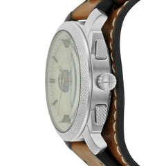 Fossil Machine Men's Watch with Stainless Steel or Leather Band, Chronograph or Analog Watch Display